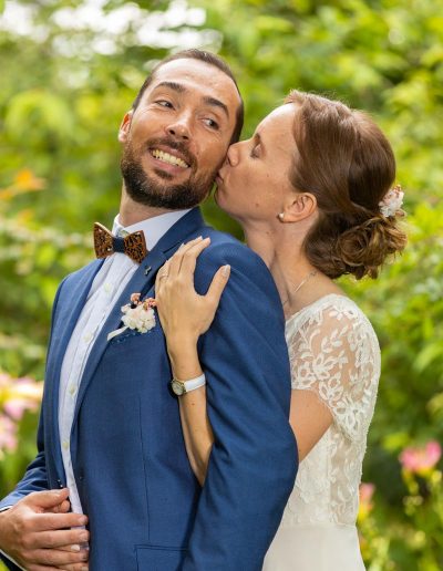 séance photo couple de mariés - photographe de mariage Loiret 45