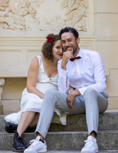 séance photo couple de marié château en Sologne - photographe mariage 45