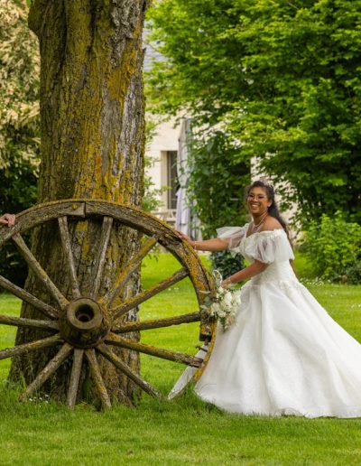 photographe de mariage en Sologne - photo couple de mariés au domaine de la Fouardière (Mulsans - 41)